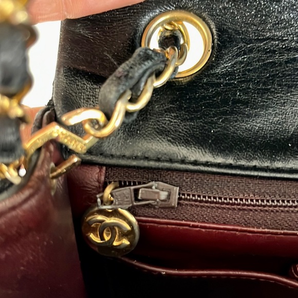 CHANEL Mini Square Lambskin Bag - Picture 14 of 16